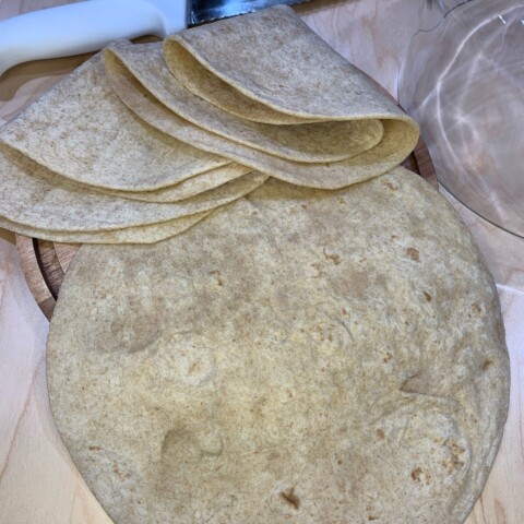 9'' White Wheat Tortillas